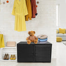 88 Gallon Garden Patio Rattan Storage Container Box by LJGDeals