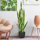 35.5 Inch Indoor-Outdoor Decoration Fake Artificial Snake Plant by LJGDeals