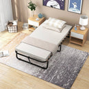 Twin Size Folding Guest Bed with Memory Foam Mattress Made in Italy by LJGDeals
