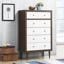 Antique-Style Free-Standing Dresser with 5 Drawers by LJGDeals