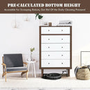 Antique-Style Free-Standing Dresser with 5 Drawers by LJGDeals