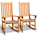 Outdoor Rocking Chair Single Rocker for Patio Deck by LJGDeals