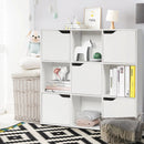 9-Cube Wooden Freestanding Bookcase for Home and Office by LJGDeals
