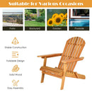 3 Pieces Adirondack Chair Set with Widened Armrest by LJGDeals