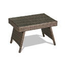 Folding PE Rattan Side Coffee Table Patio Garden Furniture by LJGDeals