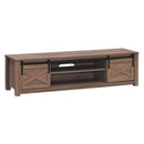 65 Inch Flat Sliding Barn Door TV Stand by LJGDeals