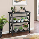 3-Tier Wooden Multi-Functional X-Design Etagere Storage Bookshelf by LJGDeals
