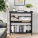 3-Tier Wooden Multi-Functional X-Design Etagere Storage Bookshelf by LJGDeals