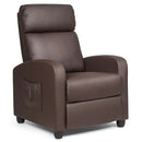 Recliner Sofa Wingback Chair with Massage Function by LJGDeals