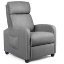 Recliner Sofa Wingback Chair with Massage Function by LJGDeals