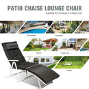 Adjustable Outdoor Lightweight Folding Chaise Lounge Chair with Pillow by LJGDeals