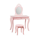 Kids Princess Makeup Dressing Play Table Set with Mirror by LJGDeals