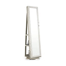 360° Rotatable 2-in-1 Lockable Jewelry Cabinet with Full-Length Mirror by LJGDeals