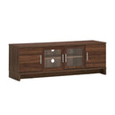 Media Entertainment TV Stand for TVs up to 70 Inches with Adjustable Shelf-Walnut by LJGDeals