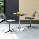 360° Swivel Cocktail Pub Table with Sliver Leg and Base by DirectDeals