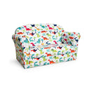 Double Kids Dinosaur Sofa Children Armrest Couch by LJGDeals