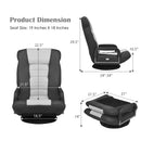360-Degree Swivel Gaming Floor Chair with Foldable Adjustable Backrest by LJGDeals