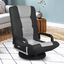 360-Degree Swivel Gaming Floor Chair with Foldable Adjustable Backrest by LJGDeals