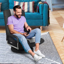 360-Degree Swivel Gaming Floor Chair with Foldable Adjustable Backrest by LJGDeals