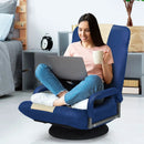 360-Degree Swivel Gaming Floor Chair with Foldable Adjustable Backrest by LJGDeals