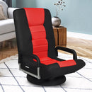 360-Degree Swivel Gaming Floor Chair with Foldable Adjustable Backrest by LJGDeals
