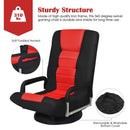 360-Degree Swivel Gaming Floor Chair with Foldable Adjustable Backrest by LJGDeals