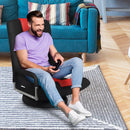 360-Degree Swivel Gaming Floor Chair with Foldable Adjustable Backrest by LJGDeals