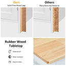 Kitchen Island Cart Rolling Serving Cart Wood Trolley