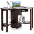 Wooden Study Computer Corner Desk with Drawer by LJGDeals