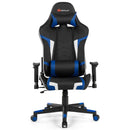 Reclining Swivel Massage Gaming Chair with Lumbar Support by LJGDeals