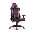 Massage Gaming Chair with Lumbar Support and Headrest by LJGDeals
