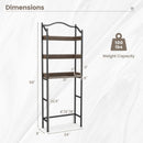 3-Tier Over-The-Toilet Bathroom Spacesaver Storage Rack
