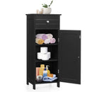 Wooden Storage Free-Standing Floor Cabinet with Drawer and Shelf by LJGDeals