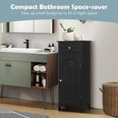 Wooden Storage Free-Standing Floor Cabinet with Drawer and Shelf by LJGDeals