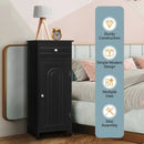 Wooden Storage Free-Standing Floor Cabinet with Drawer and Shelf by LJGDeals