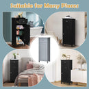 Wooden Storage Free-Standing Floor Cabinet with Drawer and Shelf by LJGDeals