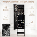 Mirrored Standing Jewelry Cabinet Storage Box by LJGDeals