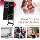 Mirrored Standing Jewelry Cabinet Storage Box by LJGDeals