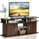 63 Inch TV Entertainment Console Center with 2 Cabinets by LJGDeals