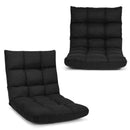 14-Position Adjustable Folding Lazy Gaming Sofa-Blue by DirectDeals