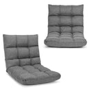 14-Position Adjustable Folding Lazy Gaming Sofa-Blue by DirectDeals