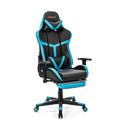 Reclining Racing Chair with Lumbar Support Footrest by LJGDeals