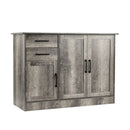 Buffet Storage Cabinet Kitchen Sideboard with 2 Drawers-Gray by LJGDeals