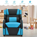 Kids Youth PU Leather Gaming Sofa Recliner with Headrest and Footrest by LJGDeals