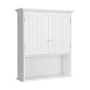 2-Door Wall Mount Bathroom Storage Cabinet with Open Shelf by LJGDeals