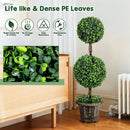36 Inch Artificial Double Ball Tree Indoor and Outdoor UV Protection by DirectDeals