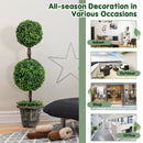 36 Inch Artificial Double Ball Tree Indoor and Outdoor UV Protection by DirectDeals