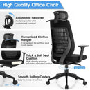 High Back Mesh Office Chair with Clothes Hanger by LJGDeals