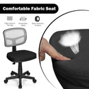 Armless Computer Chair with Height Adjustment and Breathable Mesh for Home Office by LJGDeals