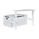 3-in-1 Kids Convertible Storage Bench Wood Activity Table and Chair Set by LJGDeals